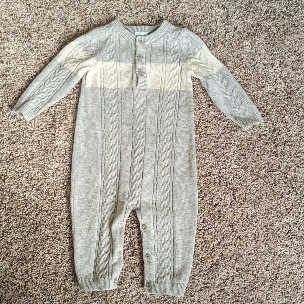 Edgehill Collection Cable Knit Romper 6 months